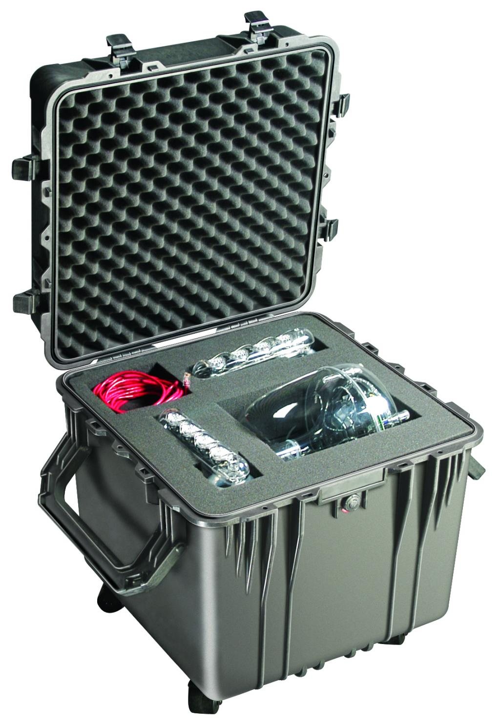 PELI- case Typ 0350 schwarz, Schaum