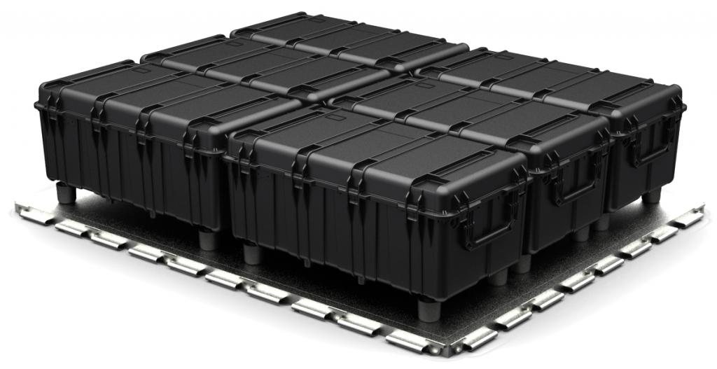 PELI- case Typ 0550 schwarz, Schaum