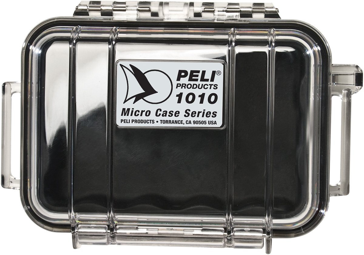 PELI- case Typ 1010 schwarz/ klar, leer