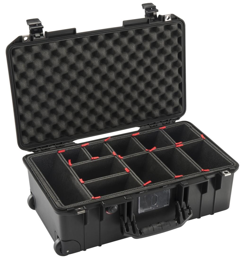 PELI AIR- case Typ 1535 RG, schwarz, TrekPak