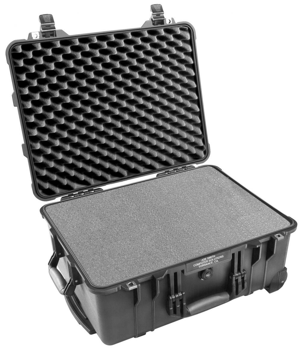 PELI- case Typ 1560 RG, schwarz, Schaum