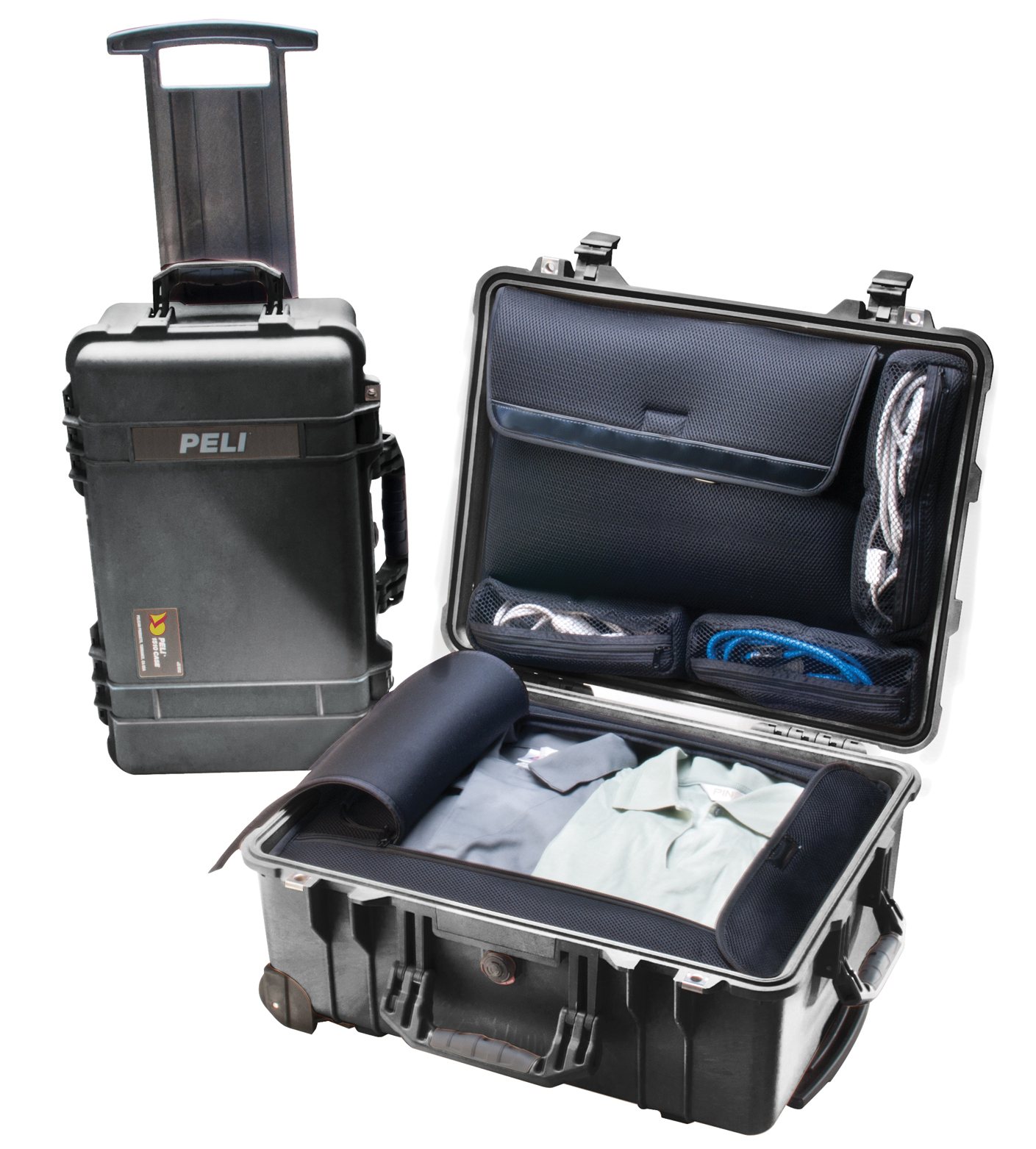PELI- case Typ 1560LOC RG, schwarz