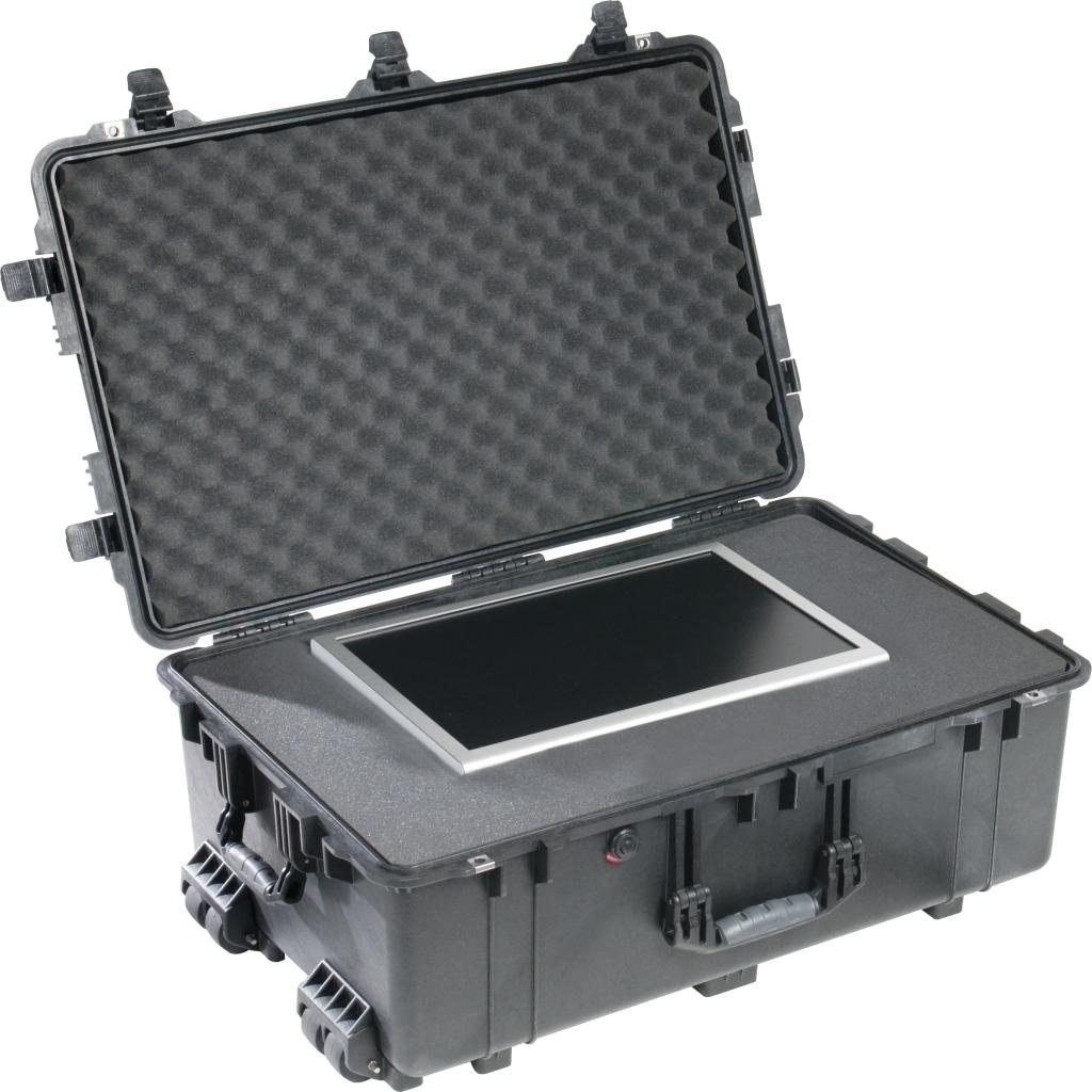 PELI- case Typ 1650 RG, schwarz, Schaum