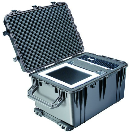 PELI- case Typ 1660 RG, schwarz, Schaum