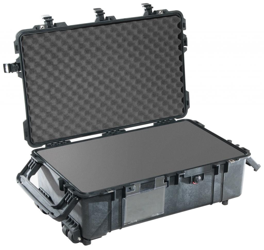 PELI- case Typ 1670 RG, schwarz, Schaum
