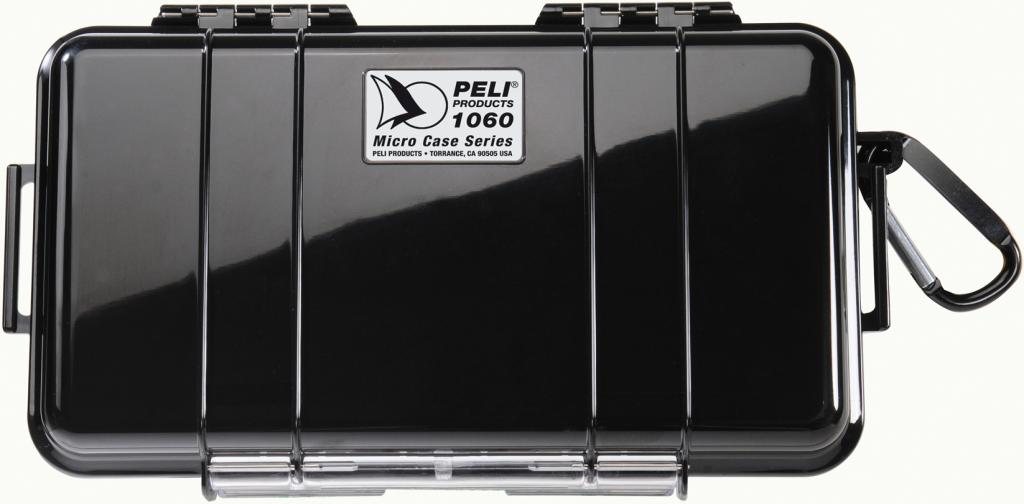 PELI- case Typ 1060 schwarz/ klar, leer